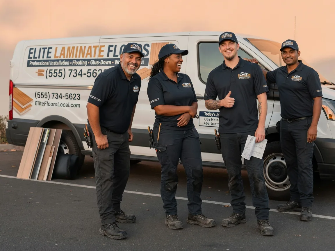 Laminate flooring installation company in Plessis, NY